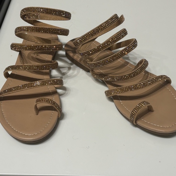 ✨ Rhinestone Wrap Sandals ✨ - Picture 2 of 2